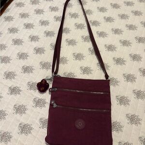 Kipling Deep Burgundy Crossbody Bag